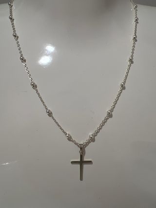 Cadena y Cruz Plata de Ley 925