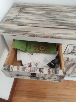 Aparador recibidor  rústico vintage madera