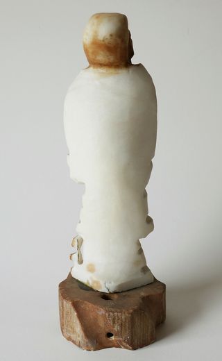 MONJE CHINO PIEDRA ALABASTRO VINTAGE AÑOS 60