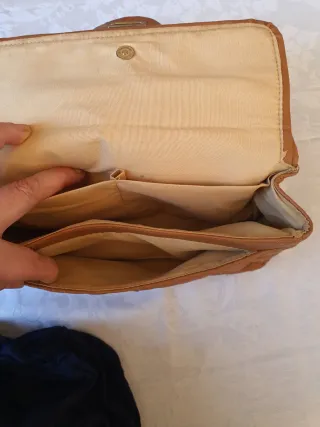 Bolso acolchado color Camel