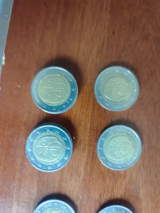 Monedas 2 euros cambio