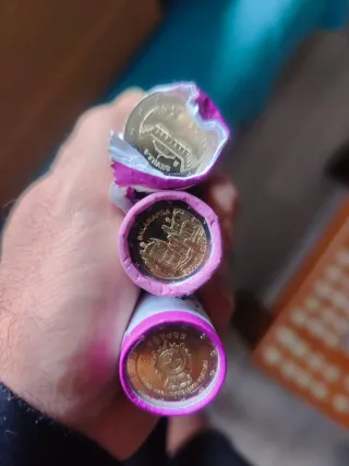 Monedas 2 euros cambio