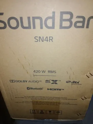 Barra de sonidoy proyector