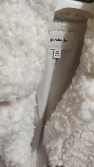 Cappotto bianco pelliccia sintetica
