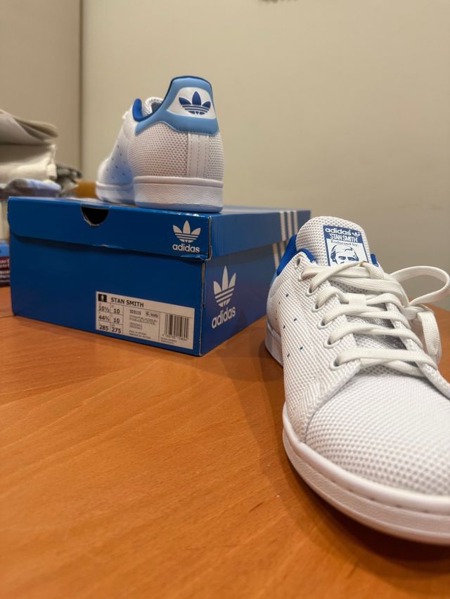 Zapatillas Adidas Stan Smith Blancas y Azules
