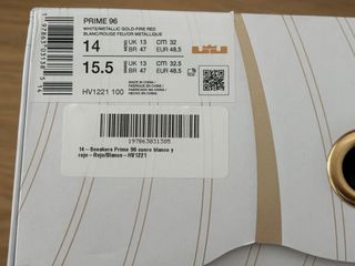 Nike Lebron Prime 96 Rojo Blanco