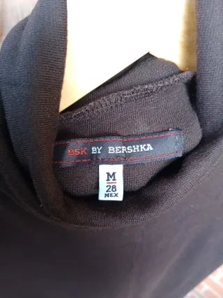 Vestido punto cuello alto mujer T. M