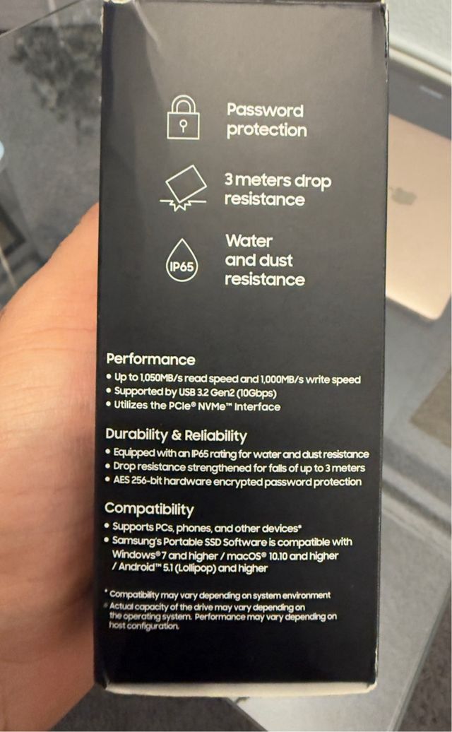 Samsung T7 Shield SSD 4TB Portátil