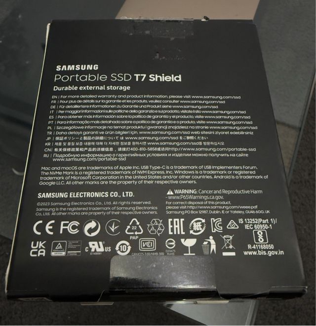 Samsung T7 Shield SSD 4TB Portátil