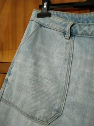 Vaqueros anchos mujer