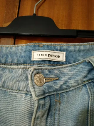 Vaqueros anchos mujer