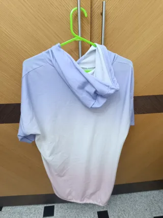 Vestido degradado morado y rosa