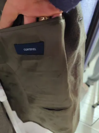 Traje de caballero Cortefiel cuadros marrón