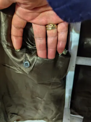 Traje de caballero Cortefiel cuadros marrón