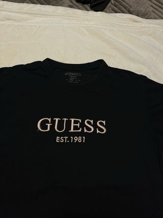 Camiseta Guess Negra Talla S