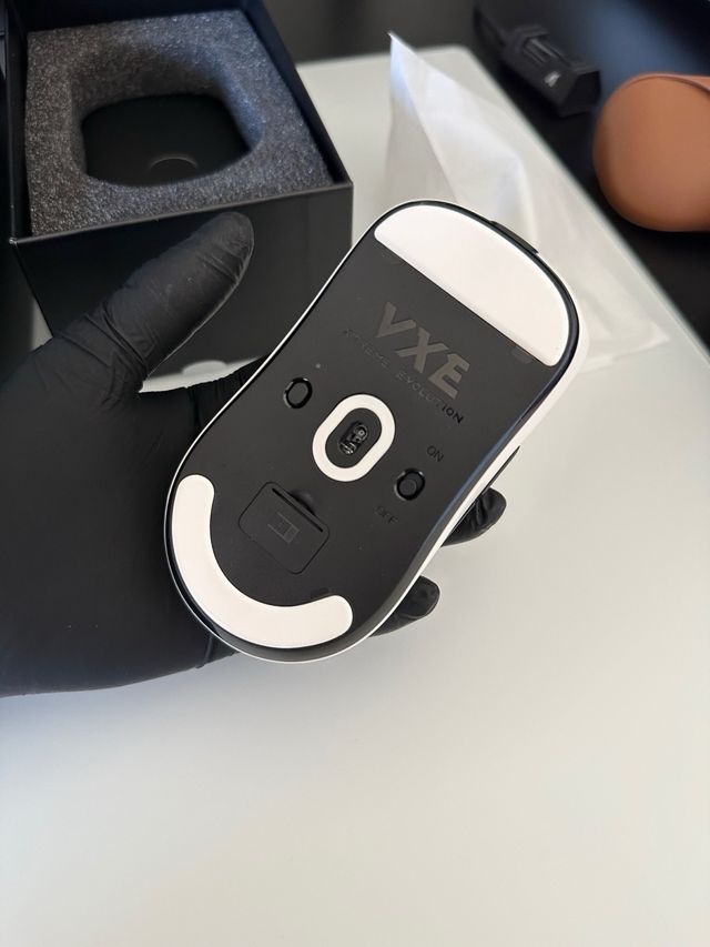 VXE R1 PRO Ratón Inalámbrico Blanco