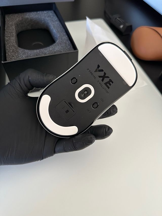 VXE R1 PRO Ratón Inalámbrico Blanco