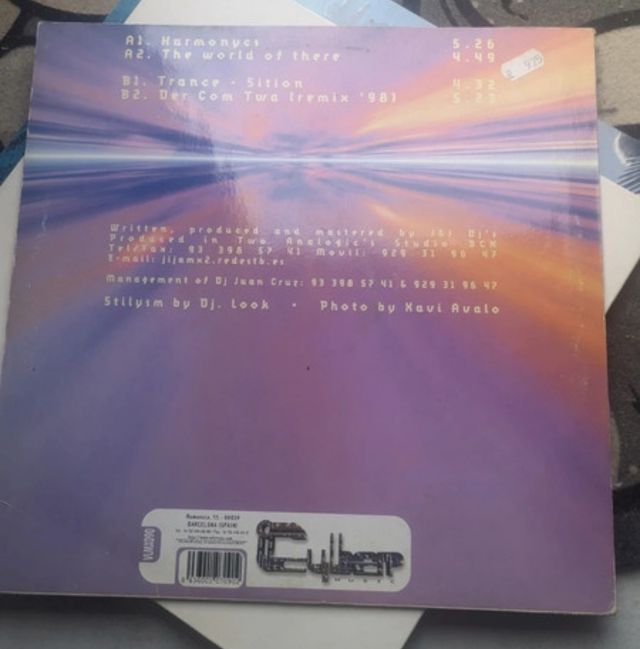 Vinilo Dj Juan Cruz - Harmonycs