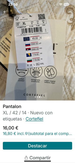 Pantalón verde oliva