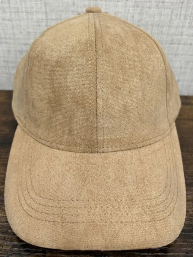 Gorra antelina azul marino talla única