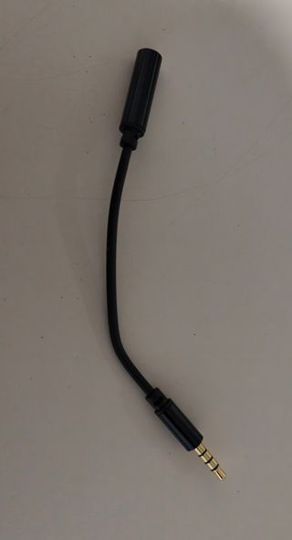 Adattatore USB-C a Jack 3.5mm Nero