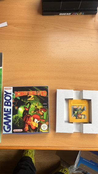 Donkey Kong Land 2 Original Game Boy con caja repr