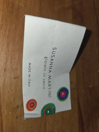 Girocollo acciaio e vetro Susanna Martini