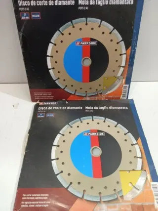 2 Discos Grandes 230 Diamante PARKSIDE