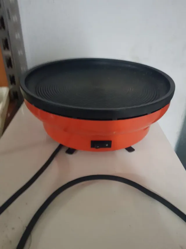 Grill elettrico arancione