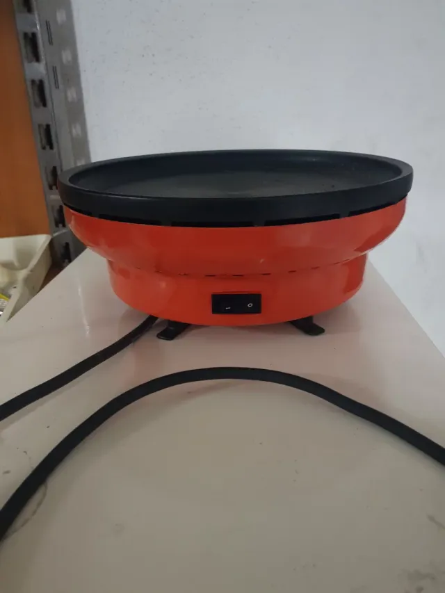 Grill elettrico arancione