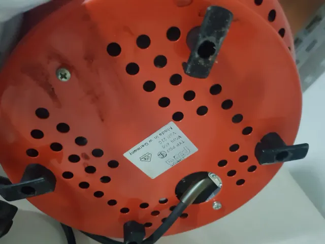 Grill elettrico arancione