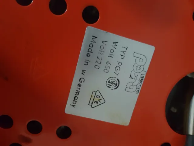 Grill elettrico arancione