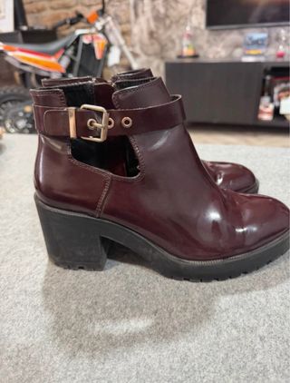 Botines Burdeos Talla 38