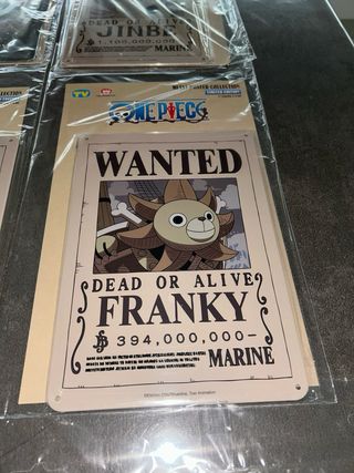 Collezione Completa Poster Metallo One Piece