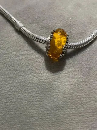 Charm Cristal Murano Rey León