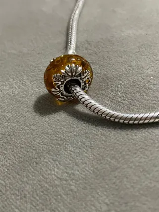 Charm Cristal Murano Rey León