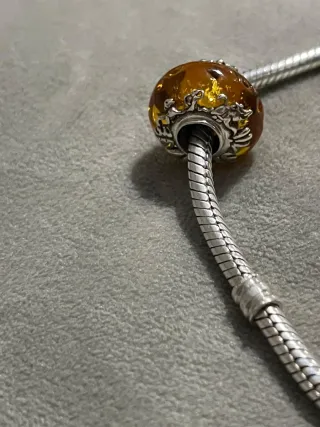 Charm Cristal Murano Rey León