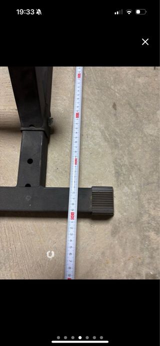 Rack, portadiscos y discos de gimnasio