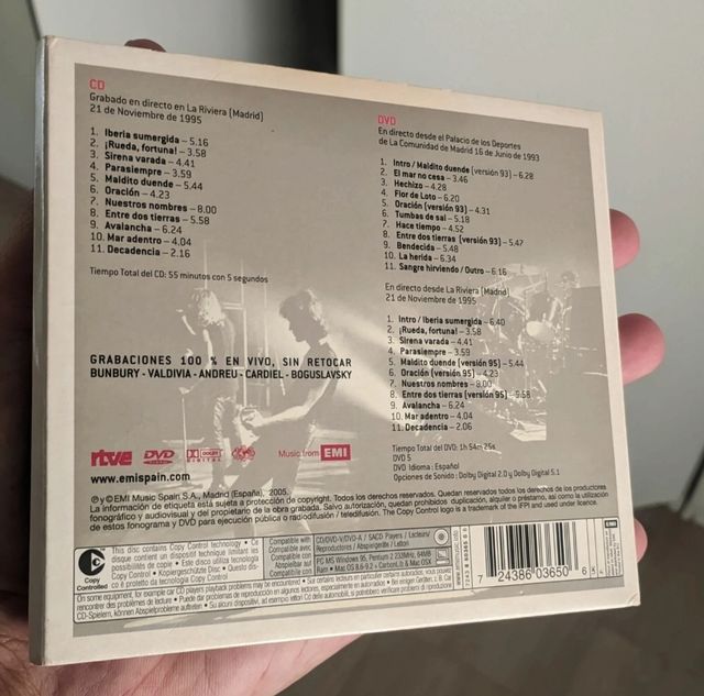 Héroes del Silencio El Ruido y la Furia DVD