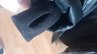 Abrigo acolchado polipiel ZARA