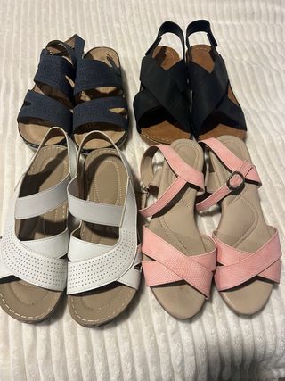 Lote Sandalias Talla 39 (Negra 40)