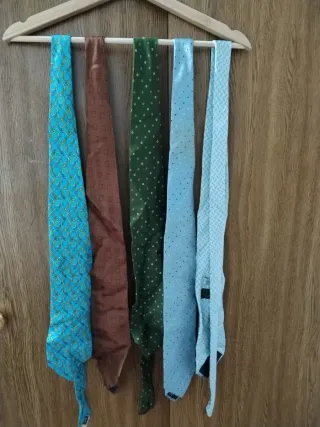 Lote de 5 corbatas de hombre