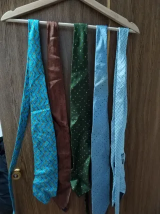 Lote de 5 corbatas de hombre