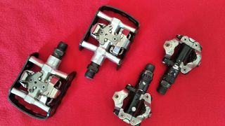 3 x Pedales Shimano PD-M323 + PD-M520 SPD