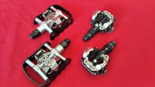 3 x Pedales Shimano PD-M323 + PD-M520 SPD