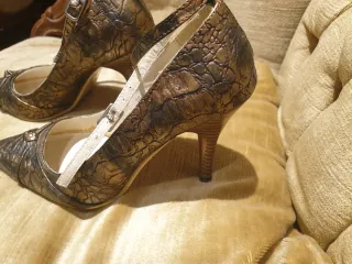 Scarpe donna eleganti oro/argento