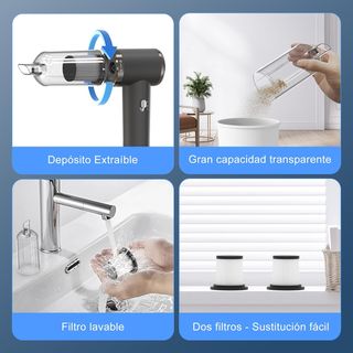 Mini aspirador de mano