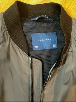 Cazadora Zara Hombre 3/4 Bomber xl