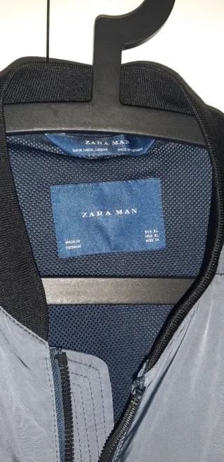 Cazadora Zara Hombre 3/4 Bomber xl