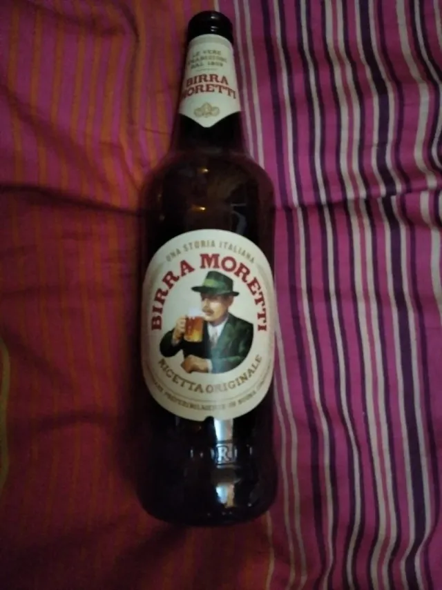 Botella Birra Moretti 66cl Vacía